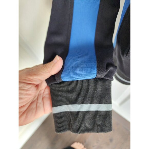 KAPPA Black Zip Up Soccer Track Jacket  Top Men's XLarge Cotton Poly Blend EUC - Picture 9 of 12